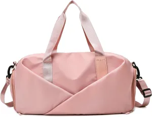 Unisex Large Capacity Gym Duffle Bag Waterproof Wet/Dry Compartment, Yoga Sports Tote for Swimming, Travel & Workout