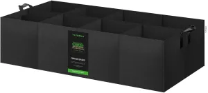 VIVOSUN 8-Grid 55 Gallon Plant Grow Bags, Large Fabric Raised Garden Bed with 400G Thickened Breathable Fabric, Reinforced Handles & 10 Pcs Plant Labels for Flowers, Vegetables, Fruits