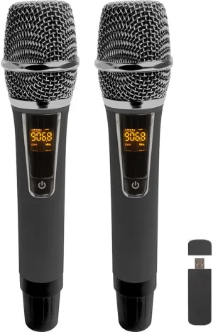 VocoPro Dual Wireless USB Handheld MIC (USBCASTHANDHELD)