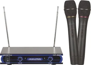 VocoPro VHF-3005 Dual Channel VHF Wireless Microphone System, 21.00 x 21.00 x 23.00