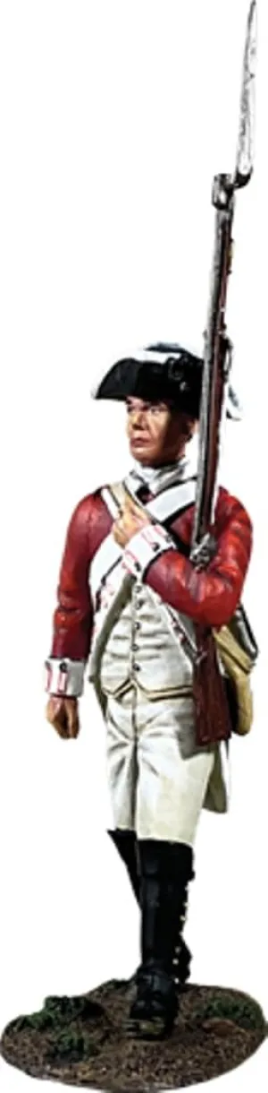 W. Britain American Revolution Series 16168 British 43rd Regiment of Foot Coy Marching Toy Soldier