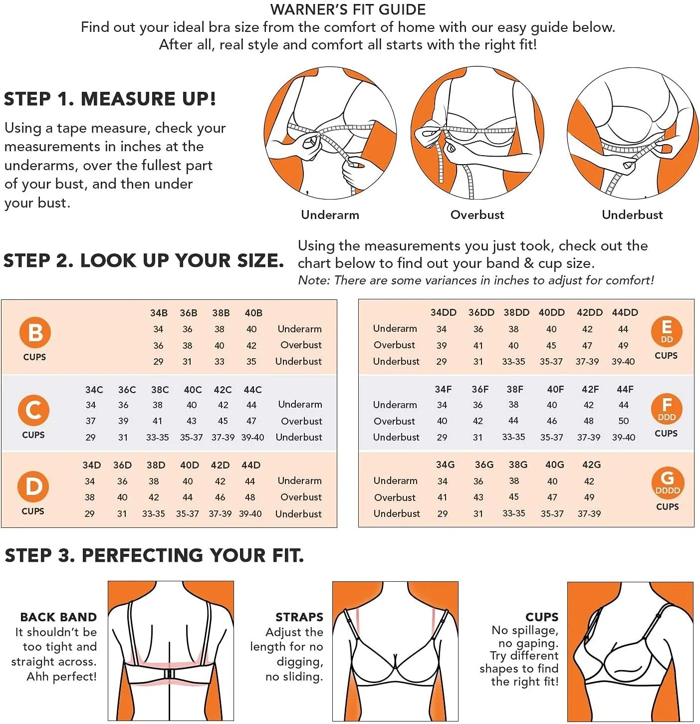 Warner's Women's Tailored Underwire Bra