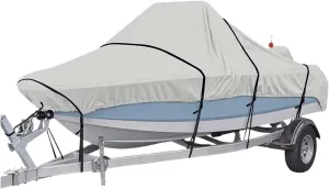 Waterproof Yacht Cover 11–22ft – Anti-Tear & Silver Reflective Fabric for Boats(20-22FT)