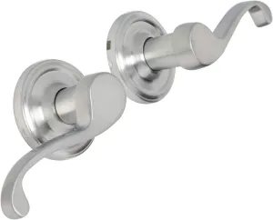 Weslock Left Handed Calais Lever Hall/Closet Set - Traditionale Collection - L0600KDKDSL20 - Satin Chrome