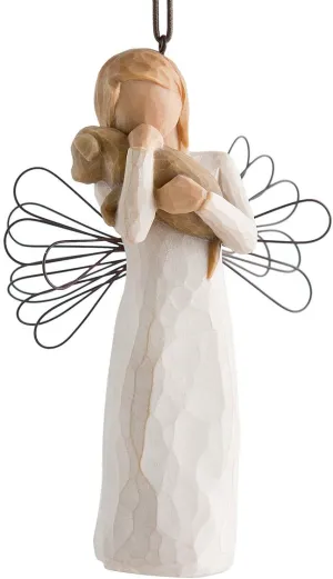 Willow Tree Angel of Friendship Ornament, Sculpted Hand-Painted Figure