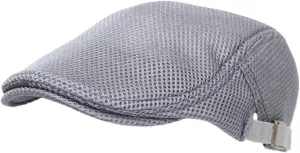 WITHMOONS Ivy Cap Straw Weave Linen-Like Cotton Cabbie Newsboy Hat MZ30038