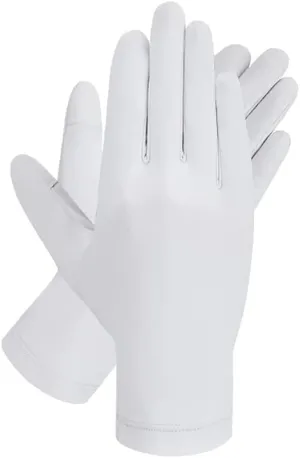 Women Anti-UV Gloves Sun Protection UPF 50  Full Finger Summer Cycling Touchscreen Gloves for Golf Driving Hiking SLM3M113D