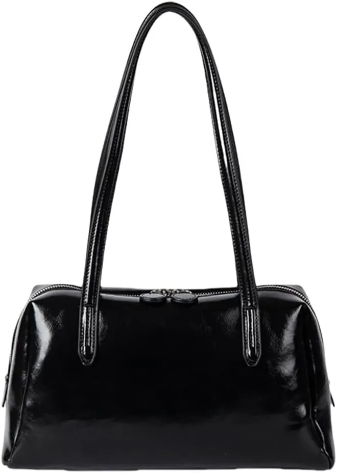 Women Bag Korean Styles Shoulder Bag Top Handle Bag PU Leather Armpit Bag Commuting Bag Large Capacity Underarm Bag