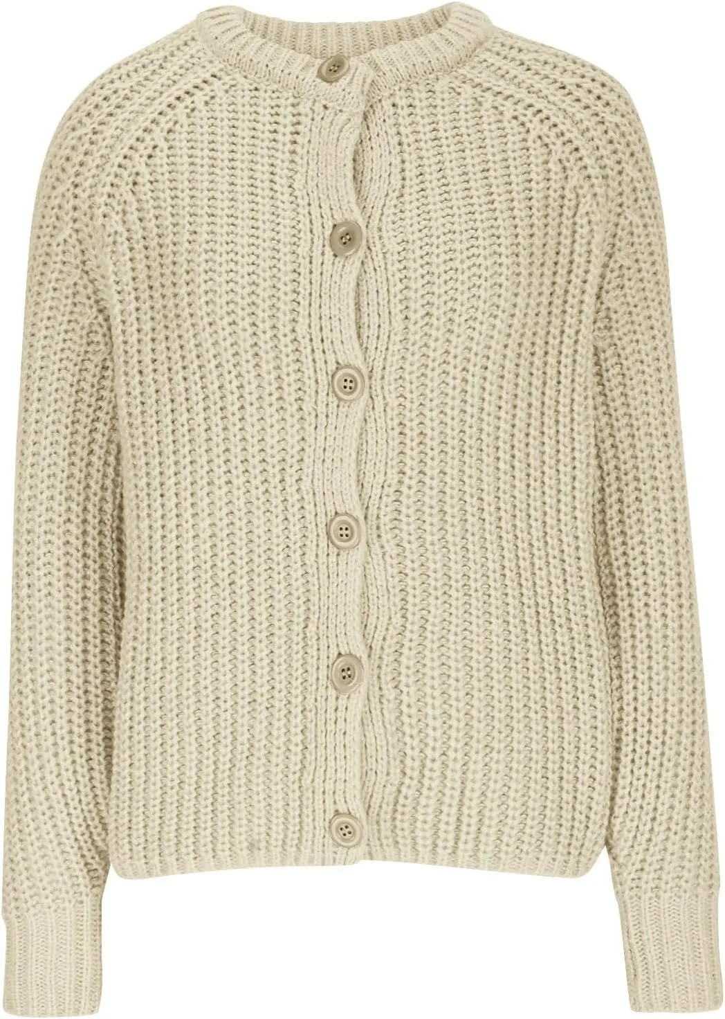 Women Cable Knit Chunky Cardigan Long Sleeve Button Down Sweater Coat Casual Trendy Warm Cardigans