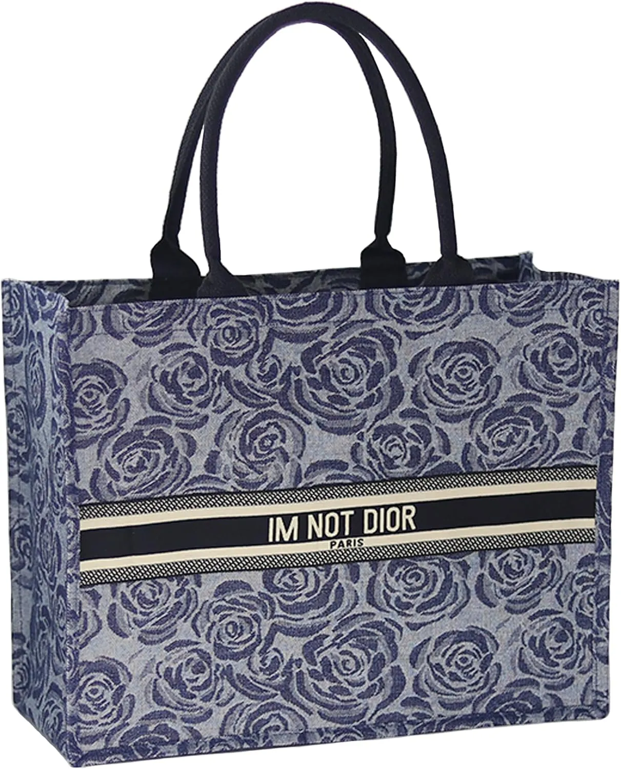 Women Luxury Tote Bags: Large Fashion Graffiti Handbags Cotton Linen, Large Capacity Jacquard Retro Totes