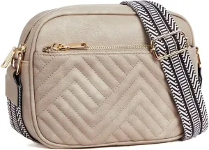Women's crossbody bag,Checkerboard pattern color-block crossbody bag,Color-blocked crossbody bag,Multi-function crossbody bag