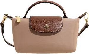 Women's Fashion Colorblock Mini Crossbody Bag, Mini Purse, Adjustable Shoulder Strap