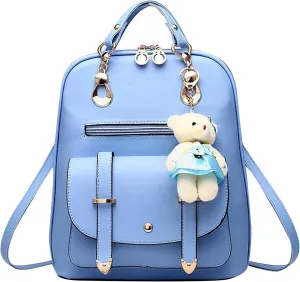 Women's Function Casual Backpack Practical Zipper Casual Purpose Tote Backpacks Day Packs Lightweight for Women