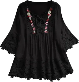 Women's Linen Shirt 2025 Summer Loose Short Sleeve Chiffon Blouses Gauze Work Dress Shirts Business Casual Tops