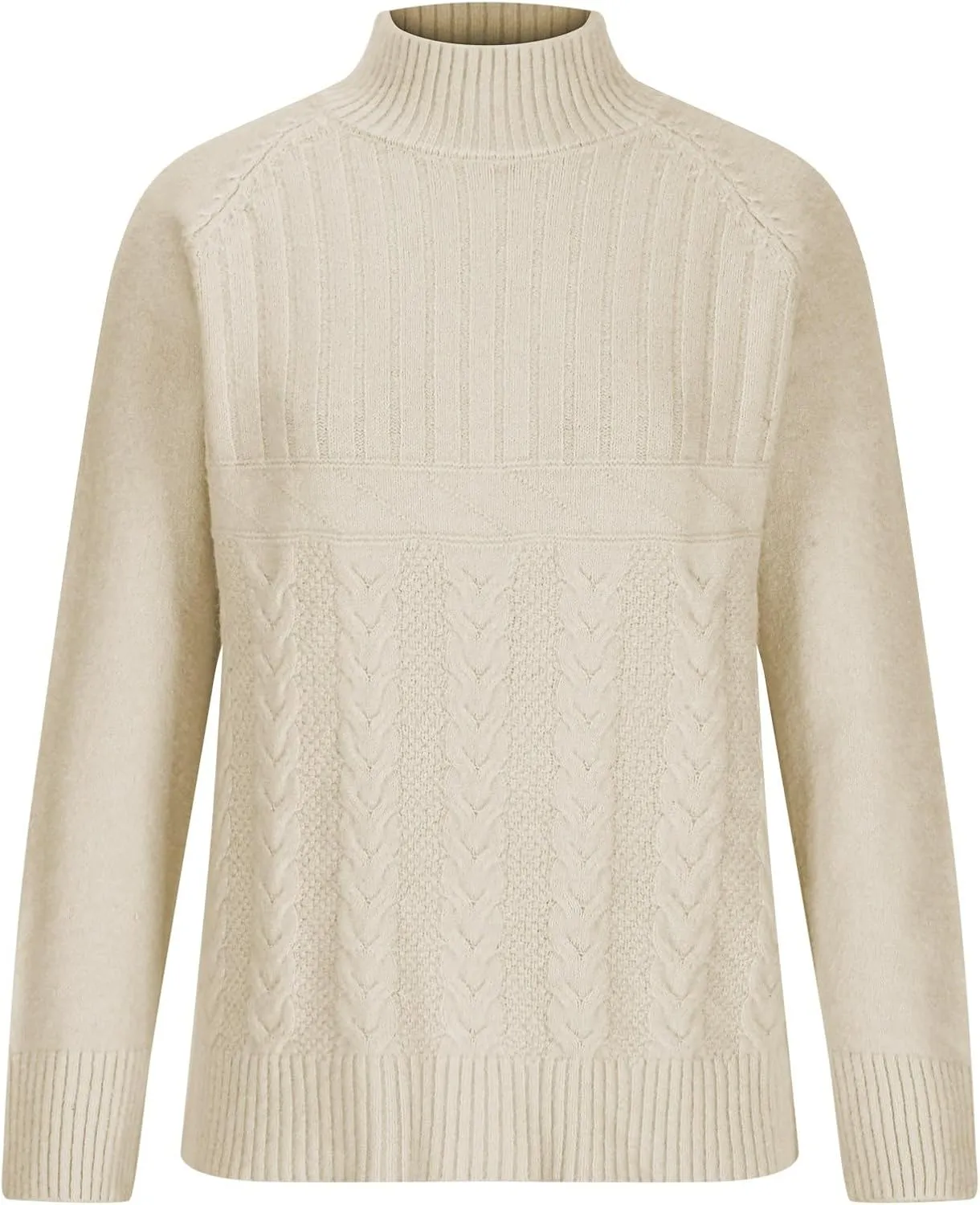 Women's Long Sleeve Soft Sweaters Crew Neck Elegant Pullovers Comfortable Loose Casual Sweater