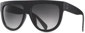Women's Oversized Flat Top Fashion Sunglasses Trendy Big Square Designer Retro Sun Glasses Shades