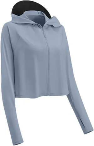 Women's UPF50  Sunscreen Shirt (Sgs/Ilac-MRA Certified), ≥99% Uv Block with Free Test Card for Hiking/Cycling/Camping