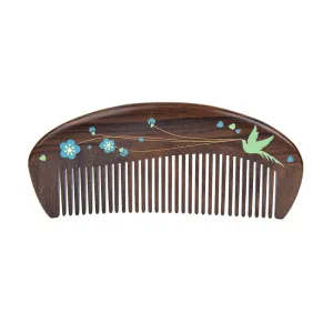 Wooden Hair Comb Handmade Anti-static