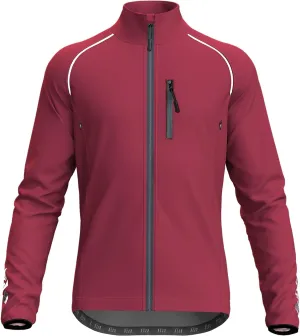 Wulibike Cycling Jackets for Men, Reflective Running Jacket Men Winter Cold Weather Cycling Clothing Full Zip with Pockets