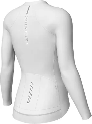 Wulibike Cycling Jersey Women Long Sleeve,Bike Shirts for Women Biking Tops Breathable Cycle Jerseys with 4 Pockets