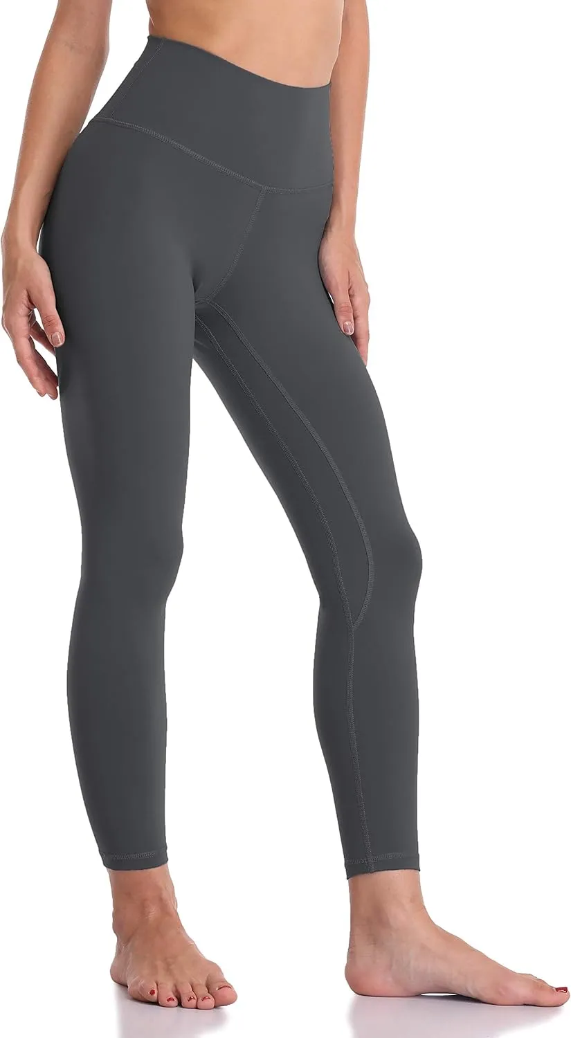YUNOGA Women's Ultra Soft High Waisted Seamless Leggings Tummy Control Yoga Pants