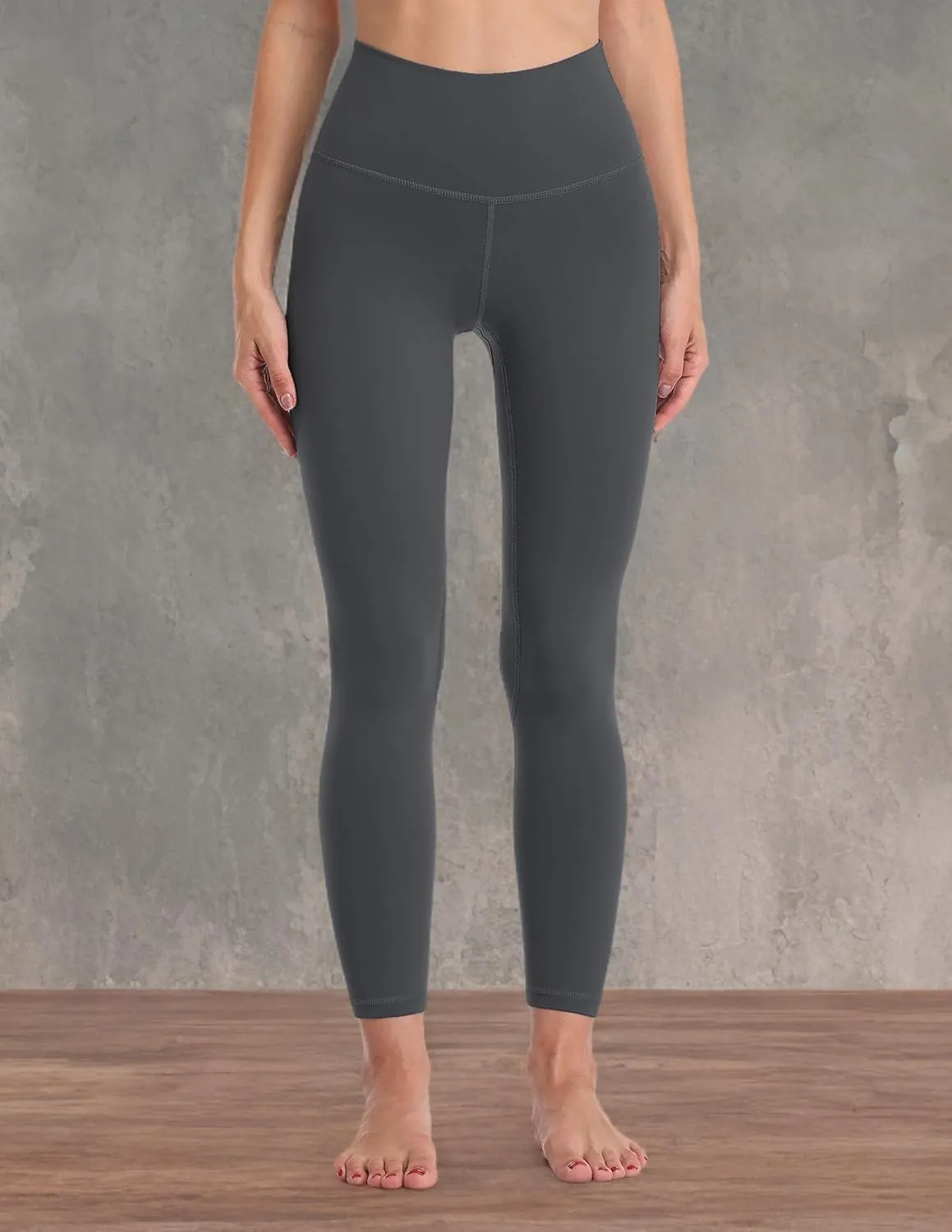 YUNOGA Women's Ultra Soft High Waisted Seamless Leggings Tummy Control Yoga Pants