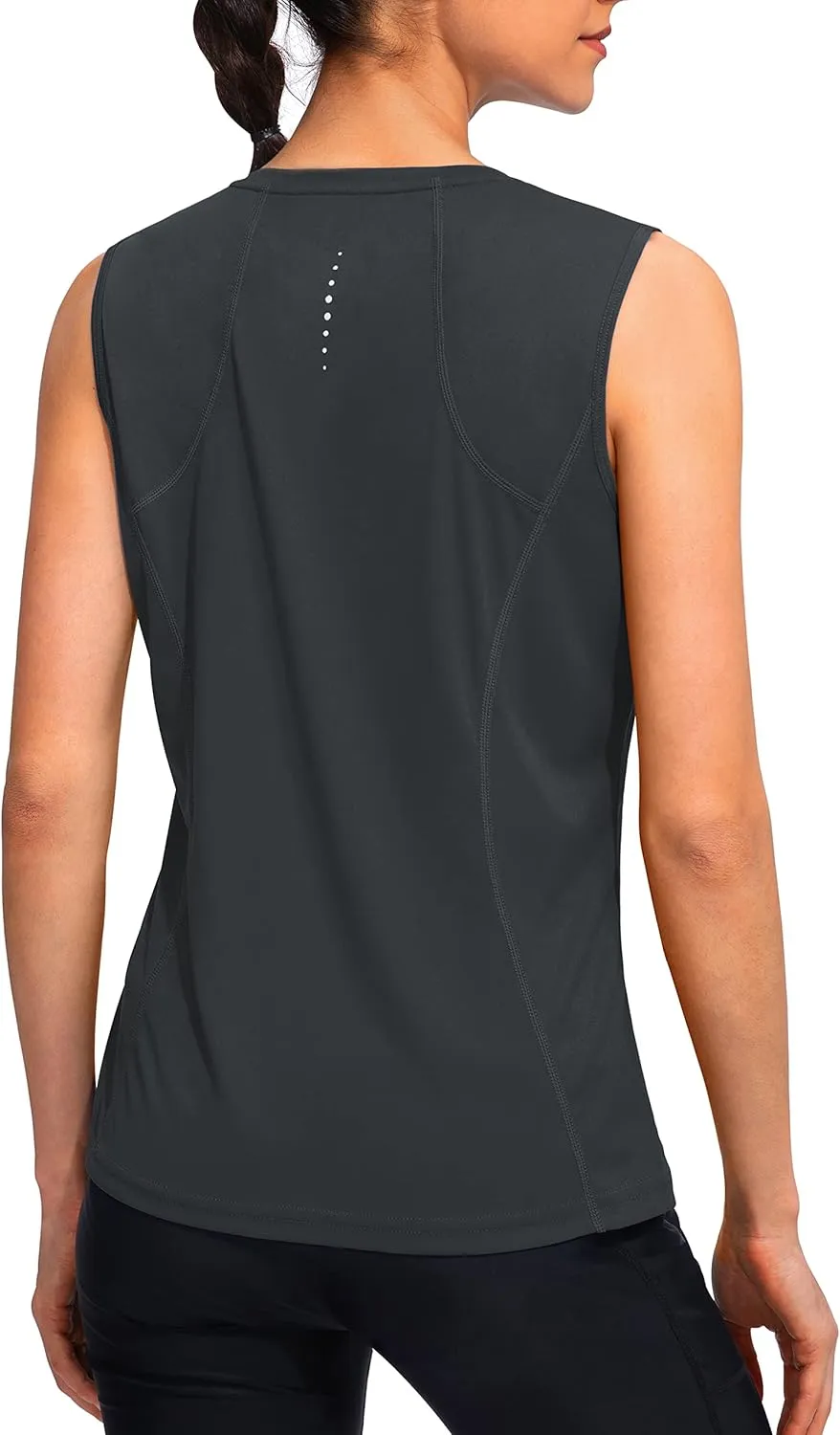 YYV Women's Workout Tank Tops Lightweight Sleeveless Shirts for Women Loose Fit Tops for Athletic Running Tennis Yoga
