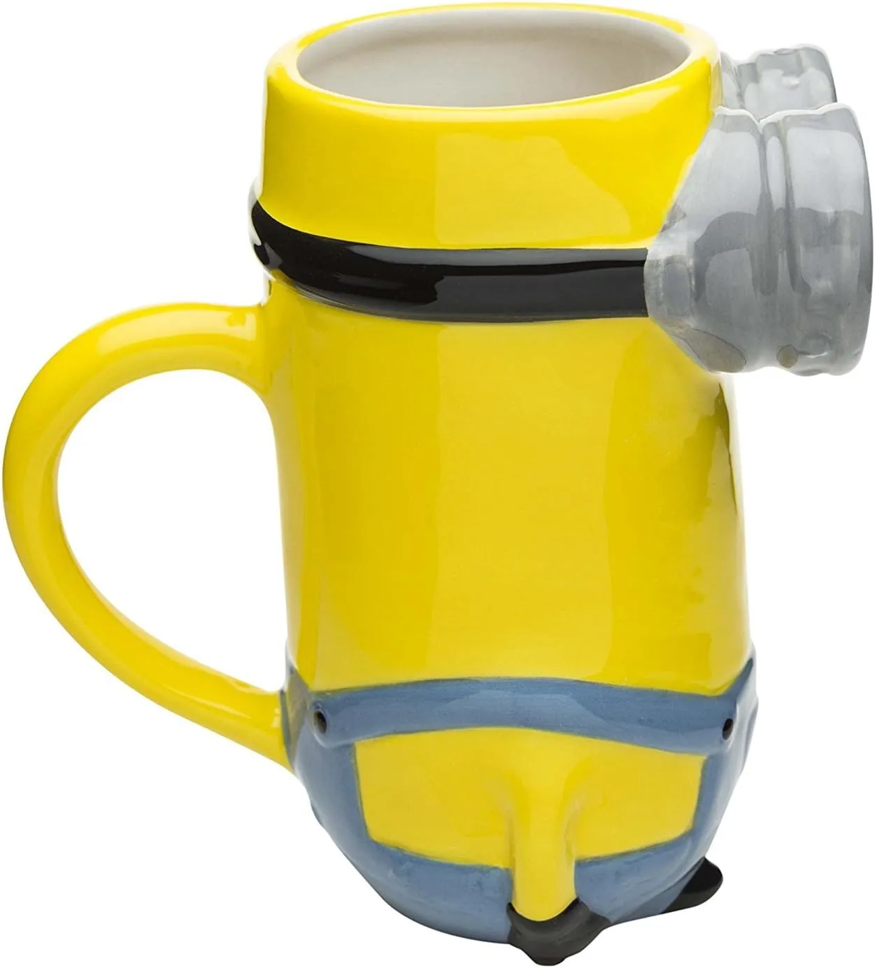 Zak Designs Despicable Me Kevin Minion 3D Sculpted Ceramic Coffee Mug for Hot Drinks, 14 oz